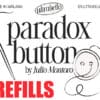 Refill set of 10 paradox buttons and 1 envelope for magic tricks by Julio Montoro and Ultrabello.
