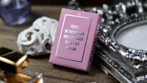 Pink Reflection Playing Cards by Emily Sleights.