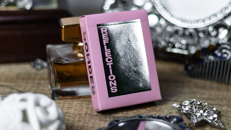 Pink Reflection Playing Cards by Emily Sleights for magic tricks.