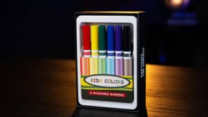 Color Match Taskmaster markers for kids, vibrant washable color set.