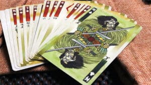 Ronin Heart Clan playing cards featuring samurai design from Kings Wild Project.
