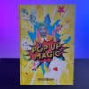 Book cover of Pop-Up Magic by Eric Leblon, featuring vibrant colors and magic-themed illustrations.