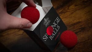Bright red sponge balls for magic tricks and illusions. Perfect for close-up magic performances and.