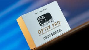 Optix Pro magic trick box by Tobias Dostal and Henry Harrius for close-up illusions.