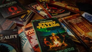 Collection of magical tricks and mentalism books for magicians and enthusiasts.