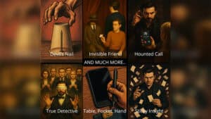 Collection of magical tricks including illusions, card tricks, and mentalism for entertainment and m.