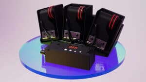 Elegant Wookie Tri Fountain illusion for magic performances and tricks. Perfect for magicians seekin.