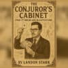 The Conjuror's Cabinet eBook cover featuring Landon Stark with magic props.