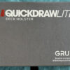 QuickDraw Lite deck holster for magic tricks and card handling.