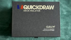 QuickDraw Pro deck holster for magic tricks and card handling.