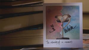 Artistic watercolor artwork titled