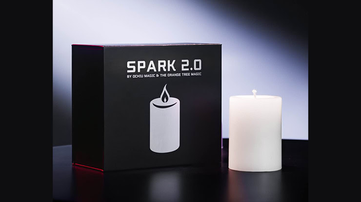 Spark 2.0 self-lighting candle by Ochiu Magic, innovative magic trick prop.