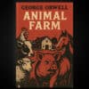 Cover of George Orwell's Animal Farm, a classic political allegory novel.