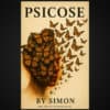Psychose eBook cover with butterflies, magic tricks, and mentalism by Saymon.
