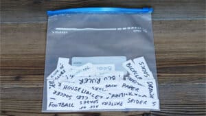 Clear view of the Fource Bag 2.0 by Blake Vogt for magic tricks and illusions.