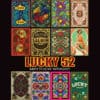 Colorful Lucky 52 card design with intricate patterns and vibrant artwork.