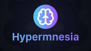 Hypernesia app logo with brain icon for memory enhancement.
