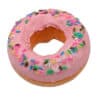 Colorful strawberry donut with sprinkles for magic tricks and illusions.