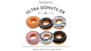 Delicious marble donuts for magic tricks and illusions. Perfect for magicians and entertainment perf.