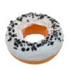 Delicious Cookie & Cream Ultra Donut DX with white icing and black sprinkles, perfect for magic tric.