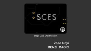 Stage card effect system for magic tricks by Menzi Magic and Zhao Xinyi.