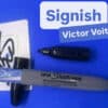 Signish magic trick by Victor Voitko with blue marker and playing card.