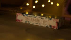 Flower deck of roses playing cards for magic tricks and card illusions.