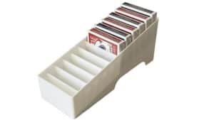 Card organizer for magic tricks, ideal for storing playing cards securely.