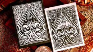 Sanctuary half brick full set playing cards for magic tricks and illusions.