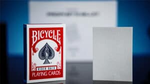High-quality Bicycle Rider Back playing cards for magic tricks and card illusions.