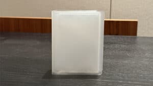 Compact packet trick organizer for magicians, ideal for card magic routines.