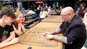 Cube Mix performance by Rizki Nanda showcasing card magic.