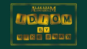 Illustration of the "Idiom" word puzzle by Mike Shaw for magic and wordplay enthusiasts.