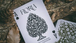 Floria MegaJam playing cards designed by Harapan Ong for magical performances.