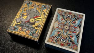 Quality Sacred Legends Seishin no Densetsu playing cards by HypieLab, featuring intricate artwork an.