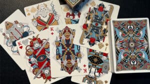 Unique Seishin no Densetsu playing cards with intricate artwork for magic and card enthusiasts.