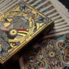 Quality Sacred Legends playing cards featuring intricate artwork from the Seishin no Densetsu series.