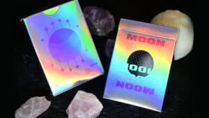 Holographic Moon Playing Cards for Magic Tricks and Cardistry.