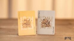 Bicycle mascot playing cards featuring a brave troop tiger character.