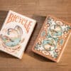 Bicycle mascot playing cards with a turtle design, perfect for magic tricks and card enthusiasts.