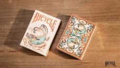 Bicycle mascot playing cards with a turtle design, perfect for magic tricks and card enthusiasts.