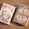 Bicycle mascot playing cards featuring a fish design for magic tricks and card illusions.