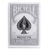 Bicycle Prototype Purple MetalLuxe playing cards by USPCC, unique collectible deck.