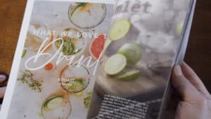 Elegant image of cocktail drinks with lime slices, perfect for magic and entertainment themes.