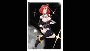 Illustration of Queenie playing cards with a magical, fantasy theme.