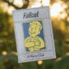 Fall Out themed playing cards featuring Vault Boy illustration for magic tricks.