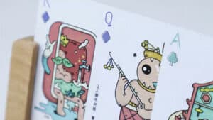 Fantasy-themed Minnan playing cards with whimsical characters and vibrant designs.