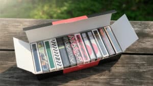 Slander Playing Cards deck with unique designs for magic tricks and card illusions.