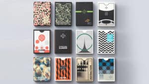 Razor playing cards deck with unique design for magic tricks and card illusions.