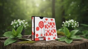 Bubble playing cards deck by WohStudios, perfect for magic and card tricks.